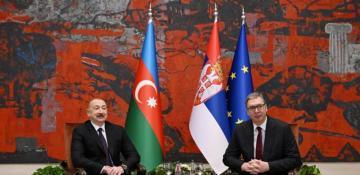 Azerbaijani, Serbian presidents hold one-on-one meeting in Belgrade