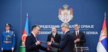 Azerbaijan-Serbia documents exchanged