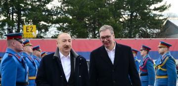 Azerbaijan's president concludes visit to Serbia