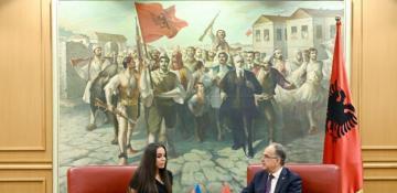 Leyla Aliyeva meets with Albanian president in Tirana 