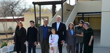 President Ilham Aliyev inspects reconstruction progress in Khojavend town