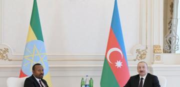   President Ilham Aliyev holds one-on-one meeting with Ethiopian PM  
