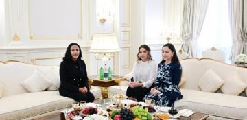First Ladies of Azerbaijan and Ethiopia meet in Baku
