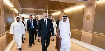 Azerbaijan's president concludes visit to UAE