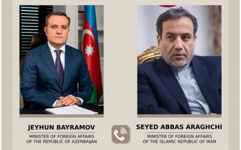 Azerbaijani, Iranian FMs hold phone talk