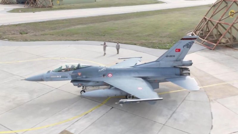 Türkiyə Şimali Kiprdə 6 ədəd F-16 təyyarəsi yerləşdirib