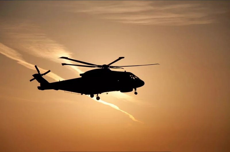 Iranian military helicopter destroyed in strike on airport