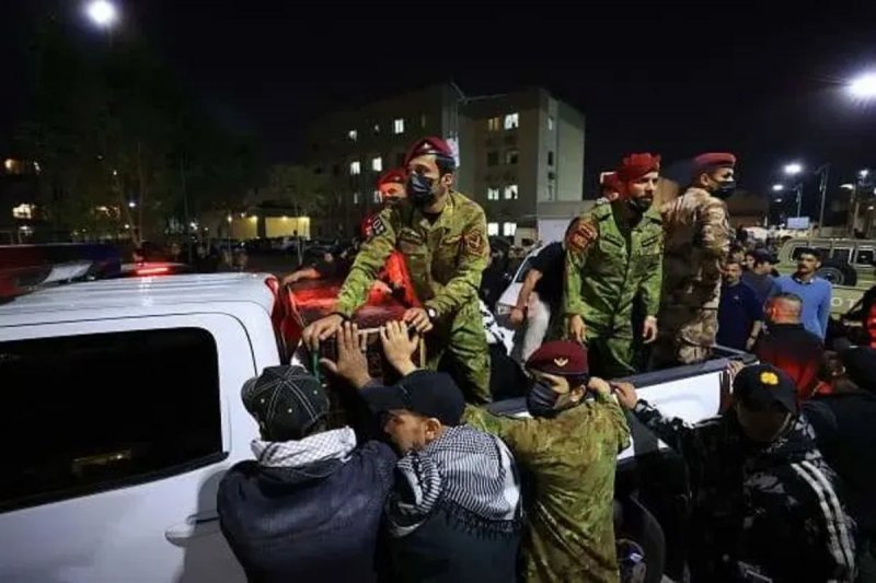İraq MN: Ənbar vilayətində hospitala zərbə endirilib, itkilər var