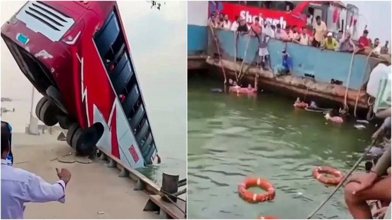 Banqladeşdə avtobus Padma çayına düşüb, 25 nəfər ölüb