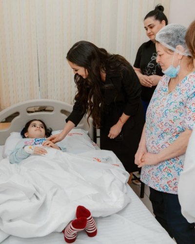 News about - Leyla Əliyeva Respublika Pediatriya Mərkəzinin Nərimanov Uşaq Klinik Xəstəxanasını ziyarət edib