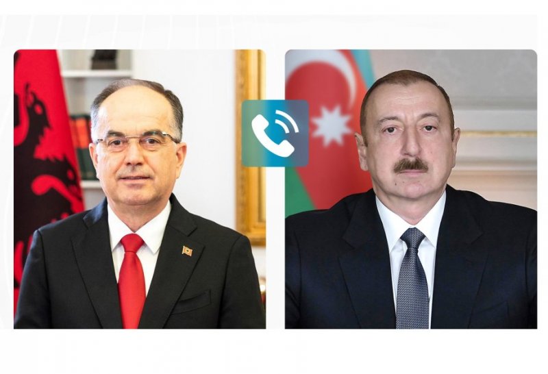 Azerbaijani, Albanian presidents hold phone talk