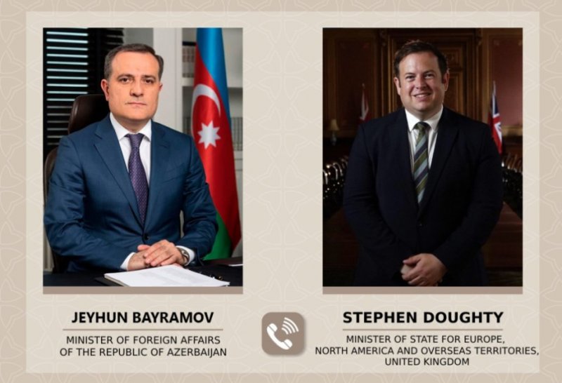 Azərbaycan XİN başçısı Birləşmiş Krallığın dövlət naziri ilə telefon danışığı olub