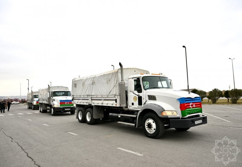   Azerbaijan sends humanitarian aid to Iran  