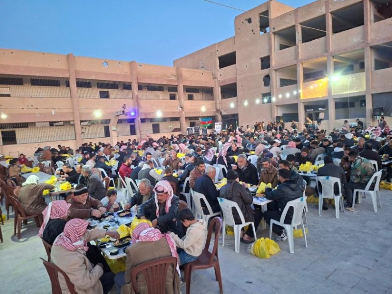 Azerbaijan arranges iftar dinner and aid campaign in Syria