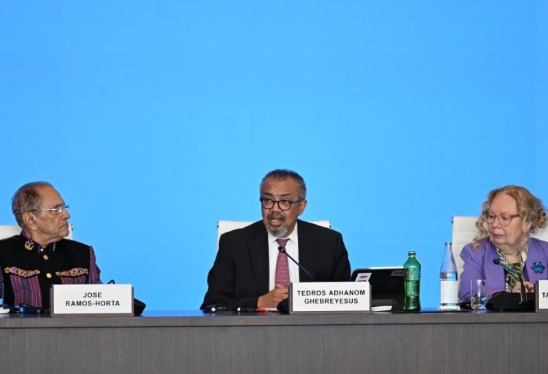 WHO chief expresses gratitude to Azerbaijani president