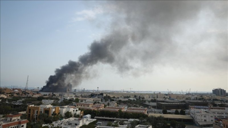 Fire hit facility near Manama, Bahrain, after Iranian attack