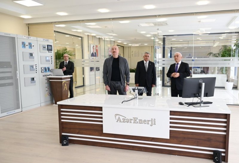   President Ilham Aliyev attends opening of “Absheron” Battery Energy Storage Center  