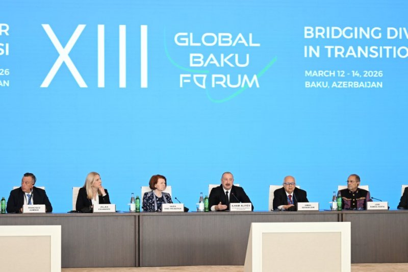   President Ilham Aliyev addresses opening ceremony of 13th Global Baku Forum  