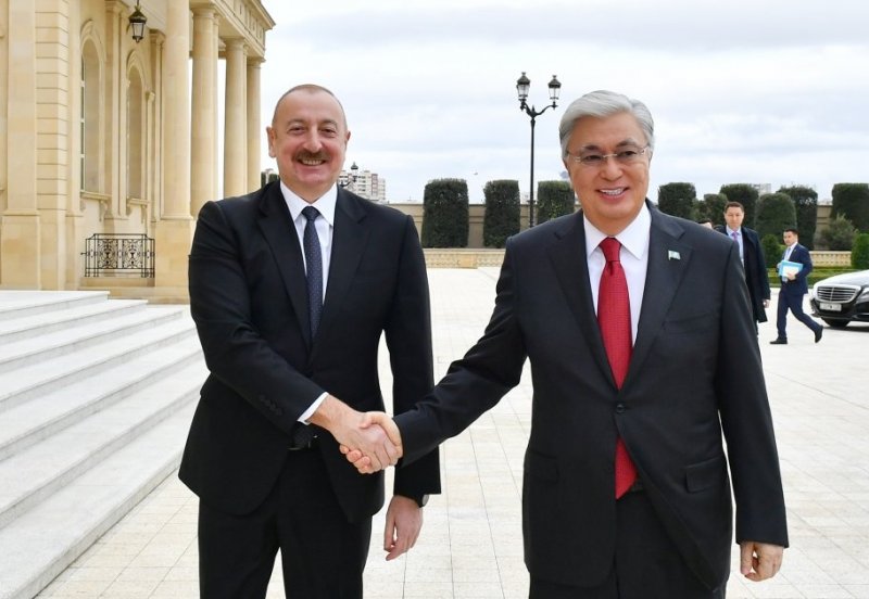   Azerbaijani president congratulates Kazakh counterpart  