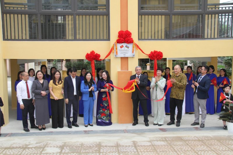 Azerbaijan opens new school building in Vietnam to support typhoon-affected students