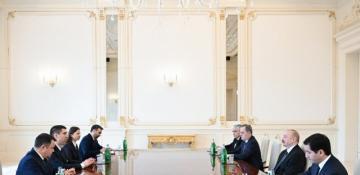   Prezident İlham Əliyev Moldovanın Baş nazirinin müavinini qəbul edib  