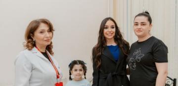 Leyla Əliyeva Respublika Pediatriya Mərkəzinin Nərimanov Uşaq Klinik Xəstəxanasını ziyarət edib