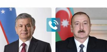 Mirziyoyev Prezident İlham Əliyevə zəng edib