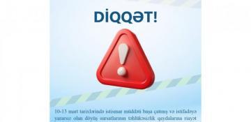 İstismar müddəti başa çatmış sursatlar təhlükəsizlik qaydalarına uyğun məhv olunacaq