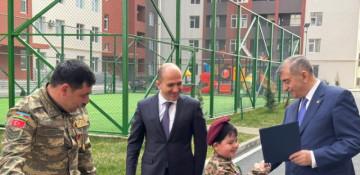   Şirvan şəhərində şəhid ailələri və müharibə əlillərinə 35 mənzil təqdim edilib  