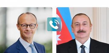   Prezident İlham Əliyevlə Fridrix Merts arasında telefon danışığı olub  