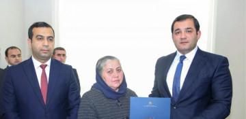 Tərtərdə şəhid ailələri və qazilərə daha 25 mənzil təqdim edilib