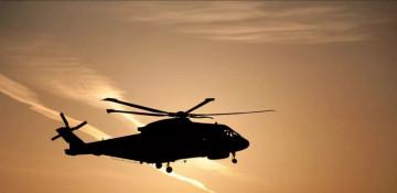 Iranian military helicopter destroyed in strike on airport