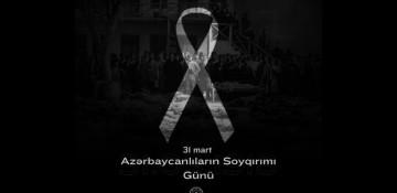 XİN 31 Mart – Azərbaycanlıların Soyqırımı Günü ilə bağlı bəyanat yayıb