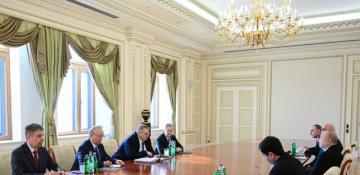   President Ilham Aliyev receives Russian deputy premier  