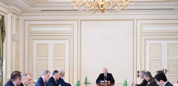   President Ilham Aliyev chairs meeting of Security Council  