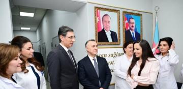 Leyla Əliyeva Bakı Şəhər Narkoloji Mərkəzini ziyarət edib