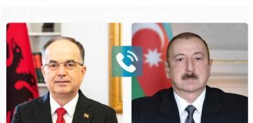 Azerbaijani, Albanian presidents hold phone talk
