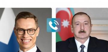 Azerbaijani, Finnish presidents hold phone talk