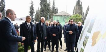 Azerbaijani officials review master plan of Khojavend city