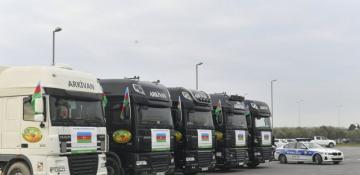   Azerbaijan sends another batch of humanitarian aid to Iran  