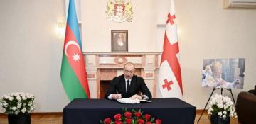   President Ilham Aliyev visits Georgian Embassy in Azerbaijan to express condolences  