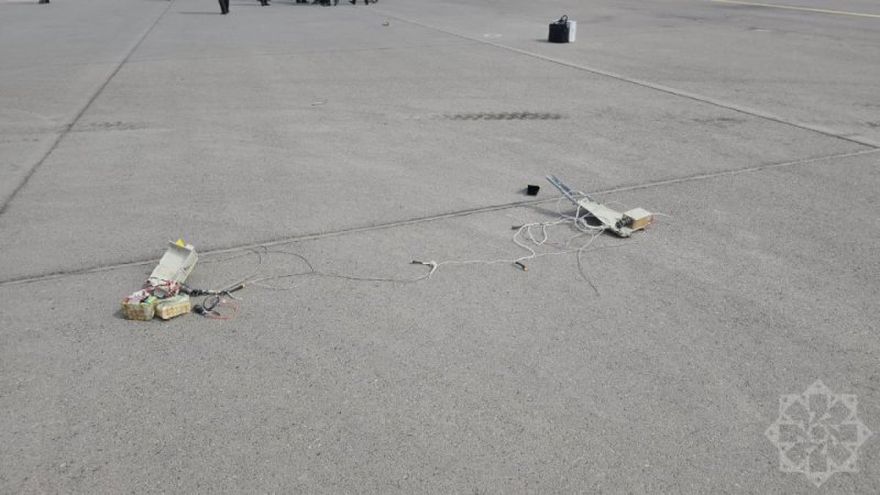 Naxçıvan aeroportuna düşən dronun qalıqları -   FOTOLAR  