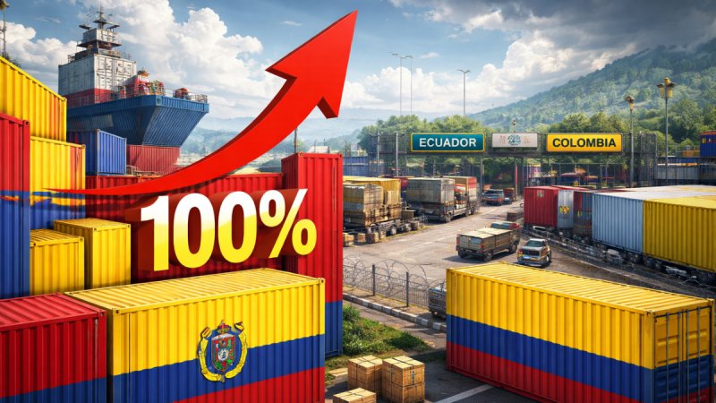Təhlükəsizlik səbəbi ilə Ekvador Kolumbiya mallarına rüsumları 100 % artıracaq