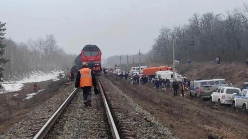 Passenger train derails in Russia, injuring at least 24
