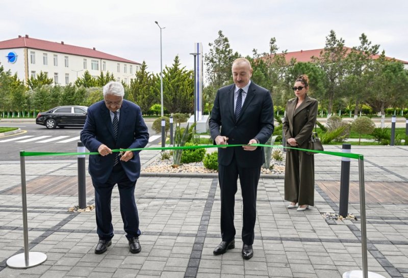  Prezident İlham Əliyev Milli Aviasiya Akademiyasında Beynəlxalq Təlim Mərkəzinin açılışında iştirak edib  