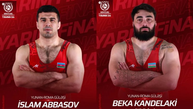İslam Abbasov və Beka Kandelaki Avropa çempionatının yarımfinalına yüksəlib