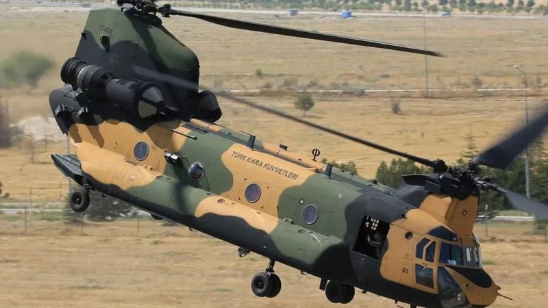 Ankarada hərbi helikopter qəzaya uğrayıb