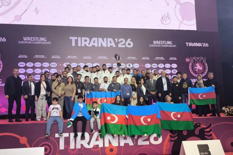 Yunan-Roma güləşi üzrə Azərbaycan millisi komanda hesabında Avropa çempionu olub