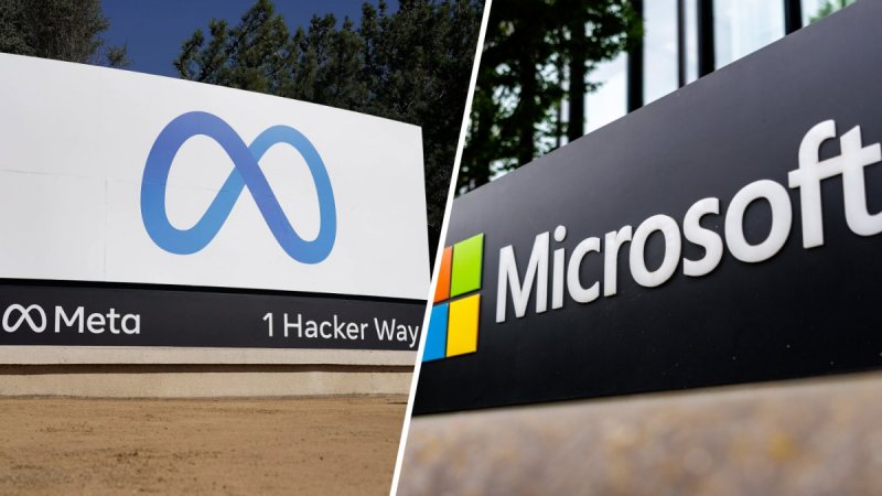 Meta, Microsoft announce job cuts amid AI shift