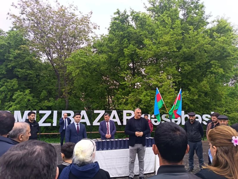 News about - Növbəti köç karvanı Xocavənd rayonunun Qırmızı Bazar qəsəbəsinə çatıb